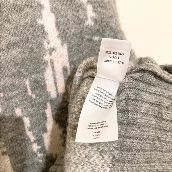 Rails Virgo Grey Tie Dye Sweater Size Small - Picture 6 of 9